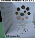 Slowenien Offizieller Kursmünzensatz 2012 (1 Cent bis 2 Euro) + 2 Euro Gedenkmünze + 3 Euro Sondermünze BU