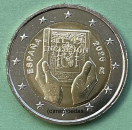Spanien 2 Euro Gedenkmünze 2026 Inklusion