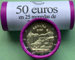 Spanien 2 Euro Rolle Gedenkmünzen 2023 Cáceres