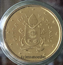 Vatikan 50 Euro-Cent Münze 2022